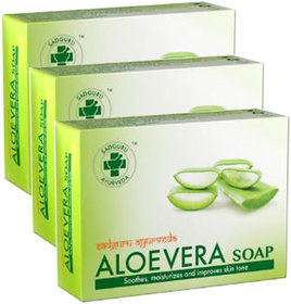 Sadguru Ayu rveda Aloevera Soap 75gm Pack Of 3