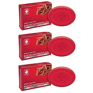 Sadguru Ayu rveda Raktachandana Soap 75gm Pack Of 3