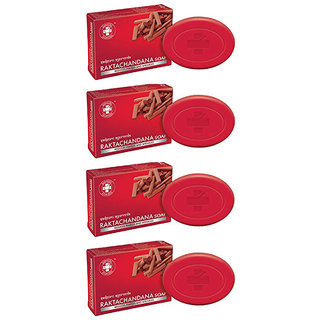 Sadguru Ayu rveda Raktachandana Soap 75gm Pack Of 4