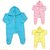 Cocco Berry - New Born Baby / Infant wear Romper and Sleepsuit - Pack of 3 - Multicolour