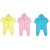 Cocco Berry - New Born Baby / Infant wear Romper and Sleepsuit - Pack of 3 - Multicolour