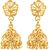 Vighnaharta Mini Shimmering Beautiful Gold Plated Screw back alloy Jhumki Earring