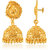 Vighnaharta Trendy Glittering Gold Plated Screw back alloy Jhumki Earring