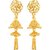 Vighnaharta Chain Latkan Gold Plated Screw back alloy Jhumki Earring
