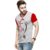 Odoky Men's Ganesha Printed Half Sleeves V-Neck T-Shirt