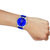 29K 9009 Round Blue Dial Leather Strap Partywear/Formal/Casual Boys Smart Analog Watch For Men