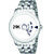 29K-2301 PAIDU WHITE CHAIN  Designer Analogue Steel belt Unique Chakri Paidu watch Boys Analog Watch - For Men