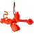 love4ride Orange Flying Hanuman Car Mirror Hanging Decoration Accessories