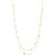 The Color Craft 3-in-1 TWICE  6MM Multi- Pearl GOLDEN  Chain Necklace/Mask Chain - 1127 Brass Chain