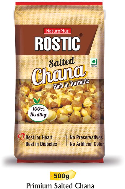 Buy Natureplus Rostic Saled Chana, Extra Soft (Rich Tumeric Flavor ...