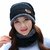 Men's  Women's Snow Proof,Inside Fur, Warm Woolen Cap with Neck Muffler/Neck Warmer/Scarf for Winters (Multi Color)