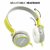 Adcom Junior Studio Wired On-Ear Stereo Headphones with Microphone, Adjustable Leather Padded Cushions and 40mm Drivers