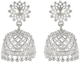 Filigree Jaali Jhumki Earrings for Girls Brass Material Made in India Earrings for Women's Fashion Jewellery