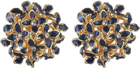 Enamel Daisy Flower Stud Earrings for Girls Alloy Material Earrings for Women's Fashion Jewellery for Party