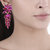 Multicrystals Dangler Earrings for Girls Alloy Material Made in India Earrings for Women's Fashion Jewellery for Party