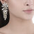 Multicrystals Dangler Earrings for Girls Alloy Material Made in India Earrings for Women's Fashion Jewellery for Party