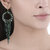 Green Chains Dangler Earrings for Girls Brass Material Made in India Earrings for Women's Fashion Jewellery for Party