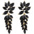 Multicrystals Dangler Earrings for Girls Alloy Material Made in India Earrings for Women's Fashion Jewellery for Party