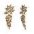 Multicrystals Dangler Earrings for Girls Alloy Material Made in India Earrings for Women's Fashion Jewellery for Party