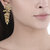 Multicrystals Dangler Earrings for Girls Alloy Material Made in India Earrings for Women's Fashion Jewellery for Party