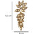 Multicrystals Dangler Earrings for Girls Alloy Material Made in India Earrings for Women's Fashion Jewellery for Party