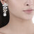 Multicrystals Dangler Earrings for Girls Alloy Material Made in India Earrings for Women's Fashion Jewellery for Party