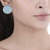Enamel Round Stud Plain Earrings for Girls Alloy Material Made in India Earrings for Women's Fashion Jewellery for Party