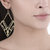 Plain Brass Metal Filigree Drop Earrings for Girls Brass Material Earrings for Women's Fashion Jewellery for Party