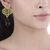 Brass Filigree Single Penta Drop Earrings for Girls Brass Material Earrings for Women's Fashion Jewellery for Party
