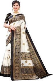 SVB Black Geometric Printed Saree  Elegant & Stylish Traditional Wear
