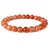 JAIPUR GEMSTONE-Natural Sunstone Bracelet Stone Beads Bracelet Round Shape (Color : Brown)