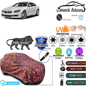 Tamanchi Autocare Cover Indoor Outdoor, All Weather Protection  coverwith Triple Stitched for BMW Alpina B6 (Jungli)