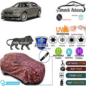 Tamanchi Autocare Cover Indoor Outdoor, All Weather Protection  coverwith Triple Stitched for BMW Alpina B7 (Jungli)