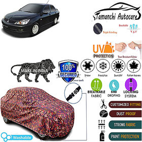 Tamanchi Autocare Cover Indoor Outdoor, All Weather Protection  coverwith Triple Stitched for Mitsubishi CEDIA (Jungli)