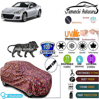 Tamanchi Autocare Cover Indoor Outdoor, All Weather Protection  coverwith Triple Stitched for Subaru BRZ (Jungli)