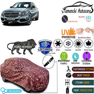 Tamanchi Autocare Cover Indoor Outdoor, All Weather Protection  coverwith Triple Stitched for Mercedes Cdi (Jungli)