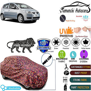 Tamanchi Autocare Cover Indoor Outdoor, All Weather Protection  coverwith Triple Stitched for Mitsubishi Colt (Jungli)