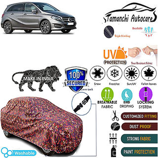 Tamanchi Autocare Cover Indoor Outdoor, All Weather Protection  coverwith Triple Stitched for Maruti Baleno (Jungli)