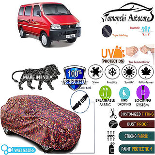 Tamanchi Autocare Cover Indoor Outdoor, All Weather Protection  coverwith Triple Stitched for Maruti Eeco (Jungli)