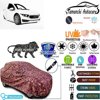 Tamanchi Autocare Cover Indoor Outdoor, All Weather Protection  coverwith Triple Stitched for Hyundai Electra (Jungli)