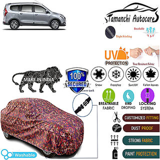 Tamanchi Autocare Cover Indoor Outdoor, All Weather Protection  coverwith Triple Stitched for Renault Lodgy (Jungli)