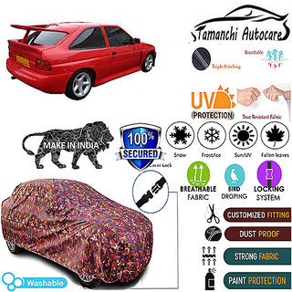Tamanchi Autocare Cover Indoor Outdoor, All Weather Protection  coverwith Triple Stitched for BMW Escort (Jungli)