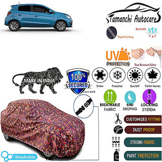 Tamanchi Autocare Cover Indoor Outdoor, All Weather Protection  coverwith Triple Stitched for BMW Hatch (Jungli)