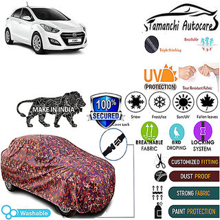 Tamanchi Autocare Cover Indoor Outdoor, All Weather Protection  coverwith Triple Stitched for Hyundai Hyundai (Jungli)