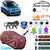 Tamanchi Autocare Cover Indoor Outdoor, All Weather Protection  coverwith Triple Stitched for Maruti Ignis (Jungli)