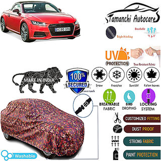 Tamanchi Autocare Cover Indoor Outdoor, All Weather Protection  coverwith Triple Stitched for Audi TT 2019 (Jungli)