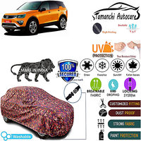 Tamanchi Autocare Cover Indoor Outdoor, All Weather Protection  coverwith Triple Stitched for Tata Q502 (Jungli)