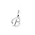 Raviour lifestyle Silver 'B' Letter Pendants for Girls  Women Men Unisex Locket Alphabet