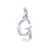 Raviour lifestyle Silver 'G' Letter Pendants for Girls  Women Men Unisex Locket Alphabet