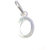 Raviour lifestyle Silver 'O' Letter Pendants for Girls  Women Men Unisex Locket Alphabet